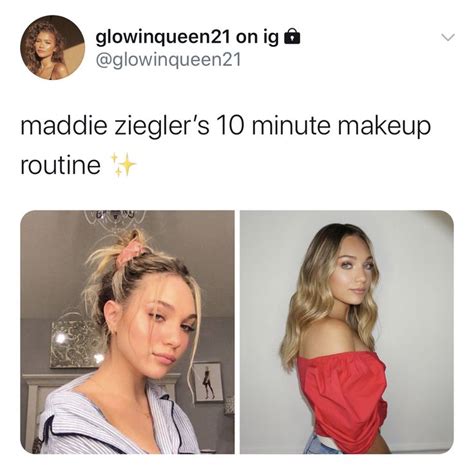 maddie ziegler 10 minute makeup.